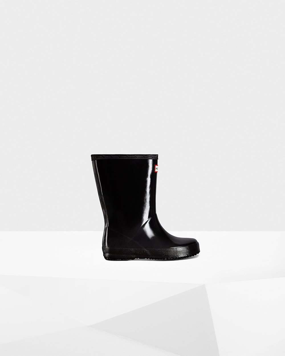 Kids Hunter Rain Boots Black - Original First Classic Gloss - 5479280-ZI